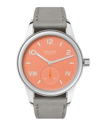 NOMOS Club Campus 36 Cream Coral See-Through 714.GB Replica Watch